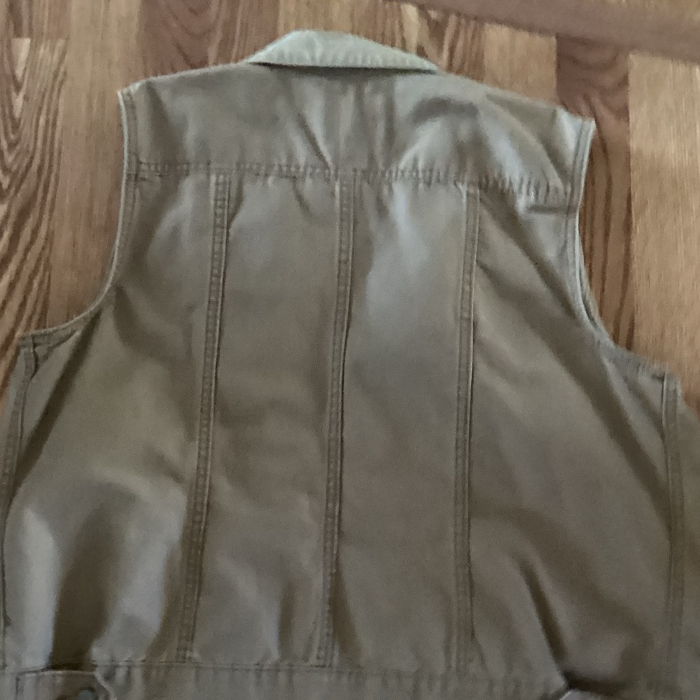 Carhartt Brown/Tan Canvas Work Vest vintage rare - Picture 9 of 9